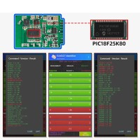 Диагностический сканер «ELM327 V1.5 OBD2» одноплатный PIC18F25K80 (Bluetooth 2.0, Android, Windows)