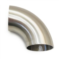 Отвод полированный Ø45 угол 90° (толщина стенки 1.5 мм, нержавеющая сталь AISI 304)