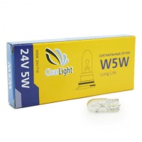 Лампа накаливания «ClearLight» W5W (24V, T10)