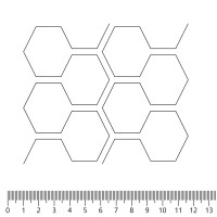 Экокожа стёганая «intipi» Honey (тёмно-серый/серый, ширина 1.35 м, толщина 5.85 мм) перфорация
