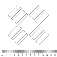Винилискожа стёганая «intipi» Chess (серый/серый, ширина 1.35 м, толщина 5.6 мм)