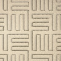 Винилискожа стёганая «intipi» Maze (бежевый/бежевый, ширина 1.35 м, толщина 5.6 мм)
