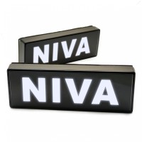 Повторители поворотника диодные «NIVA» LADA Niva (белые, 40*110 мм)