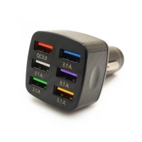 Зарядное устройство 6 USB (5*3.1A, 1*Quick Charge 3.0)