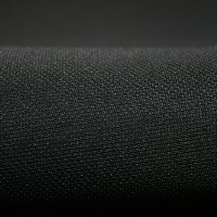 Жаккард оригинальный «Однотонный» на поролоне (чёрный, ширина 1,76 м., толщина 3 мм.) огневое триплирование