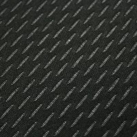 Жаккард оригинальный «Сетка 3D» на поролоне (чёрно-серый, ширина 1,6 м., толщина 3 мм.) огневое триплирование