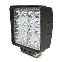 Фара светодиодная «4x4» (ближний свет, 16 LED, 23W, 10-30V, 105*105*55 мм)