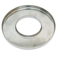 Донце глушителя круглое Ø95 мм, отверстие Ø63 мм (нержавеющая сталь)