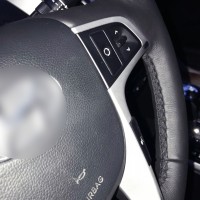 Оплетка на руль из натуральной кожи Hyundai i20 2008-2014 г.в. (для замены штатной кожи, руль без подогрева, черная)