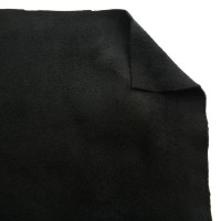 Замша искусственная «Premium» стрейч (черная, ширина 1,5 м., толщина 1 мм.)