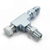 Тройник 1/8 NPT (заглушка, адаптер 1/8, адаптер 1/8-AN4)