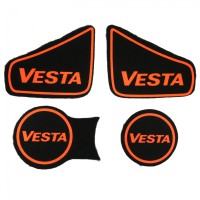 Коврики тканевые «Neon» Lada Vesta (оранжевый)