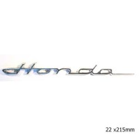 Honda курсив (хром) 22x215mm (hl-015)