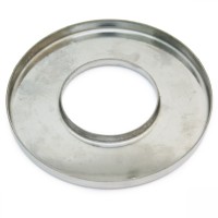 Донце глушителя круглое Ø120 мм, отверстие Ø55 мм (нержавеющая сталь)