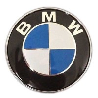 Эмблема «BMW» (82 мм) синяя