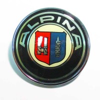 Эмблема «ALPINA» (78 мм) синяя