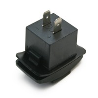 Панель автомобильная 2*USB (белая подсветка, 3.1А, 5V)