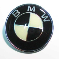 Эмблема «BMW» (83 мм) черная