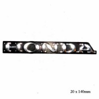 Honda (хром на черном) (планка) 20x158mm (hl-001)