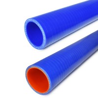 Шланг силиконовый (1 метр) армированный Ø30 мм (синий)