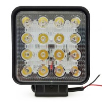 Фара светодиодная «4x4» (ближний свет, 16 LED, 17.5W, 10-30V, 105*105*35 мм)