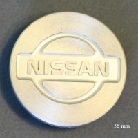 Колпачек колеса "Nissan Cefiro" (56мм) серый Ni-8