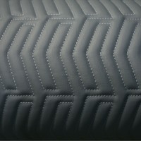 Экокожа стёганая «intipi» Forward (светло-серый/серый, ширина 1.35 м, толщина 5.85 мм)