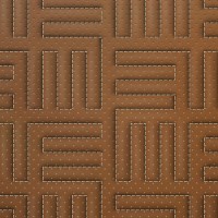 Экокожа стёганая «intipi» Maze (фокс/бежевый, ширина 1.35 м, толщина 5.85 мм) перфорация