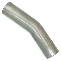 Труба гнутая Ø57 угол 30° нержавеющая сталь (длинна 370мм)