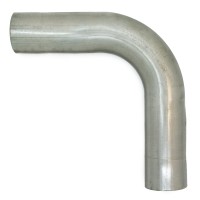 Труба гнутая Ø57 угол 90° нержавеющая сталь (длинна 500мм)