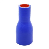 Силиконовый патрубок с переходом Ø16-18 мм (BLUE)