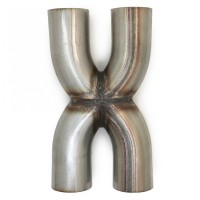 Рогатка X-пайп Ø51-51-51-51 (нержавеющая сталь)