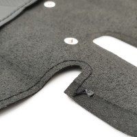 Оплетка на руль из «Premium» экокожи Volkswagen Touran 2015-2020 г.в. (для руля без штатной кожи, черная)