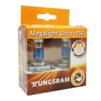 Лампы галогенные «General Electric / Tungsram» H4 Megalight Ultra +150% (12V-60/55W)