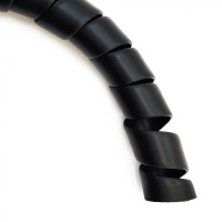 Защитная спираль для проводов 13/18 мм (чёрная)