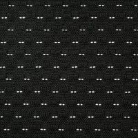 Жаккард «Элегия М» на поролоне (черно-белый, ширина 1,5 м., толщина 4 мм.) клеевое триплирование