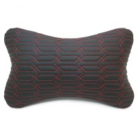 Подушка из экокожи «INTIPI» Chao (чёрный/красный)