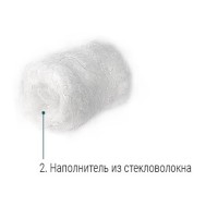 Резонатор «CBD» круглый с отводами, камерой, диффузором, длина 400 мм, труба Ø55 мм (American Style, алюмокремниевое покрытие AS120)
