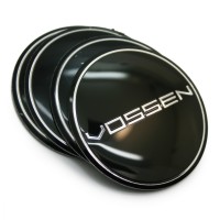 Наклейки на ступичные колпачки «Vossen» Ø60 (чёрные)