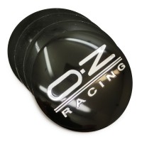 Наклейки на ступичные колпачки «OZ» Ø60 (чёрные)