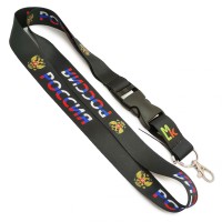 Шнурок «Россия» (черный)