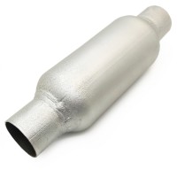 Пламегаситель стронгер «STL» круглый, жаброобразный диффузор, длина 300 мм, труба Ø45 мм (углеродистая сталь)