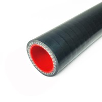 Шланг силиконовый (1 метр) армированный Ø20 мм (черный)