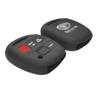 Чехол на ключ силиконовый для Toyota (чёрный)