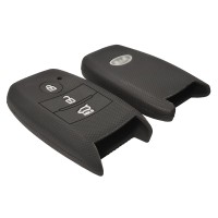 Чехол на ключ силиконовый для KIA K4, K5, KX7 (чёрный)
