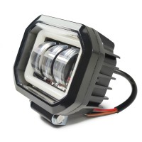 Фара светодиодная «4x4» два режима работы (3 LED, 17W, 10-30V, IP67, 95*90*48 мм)