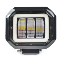 Фара светодиодная «4x4» два режима работы (3 LED, 17W, 10-30V, IP67, 95*90*48 мм)