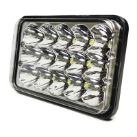 Фара светодиодная «4x4» (широкий фокус, 15 LED, 24W, 10-30V, 168*108*79 мм)