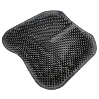 Накидка массажная, вентилируемая на сиденье автомобиля из силикона (чёрная)