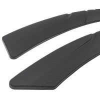 Защитные накладки на колесные арки, противоударные (чёрные, 390*38*8 мм, 2 штуки в наборе)